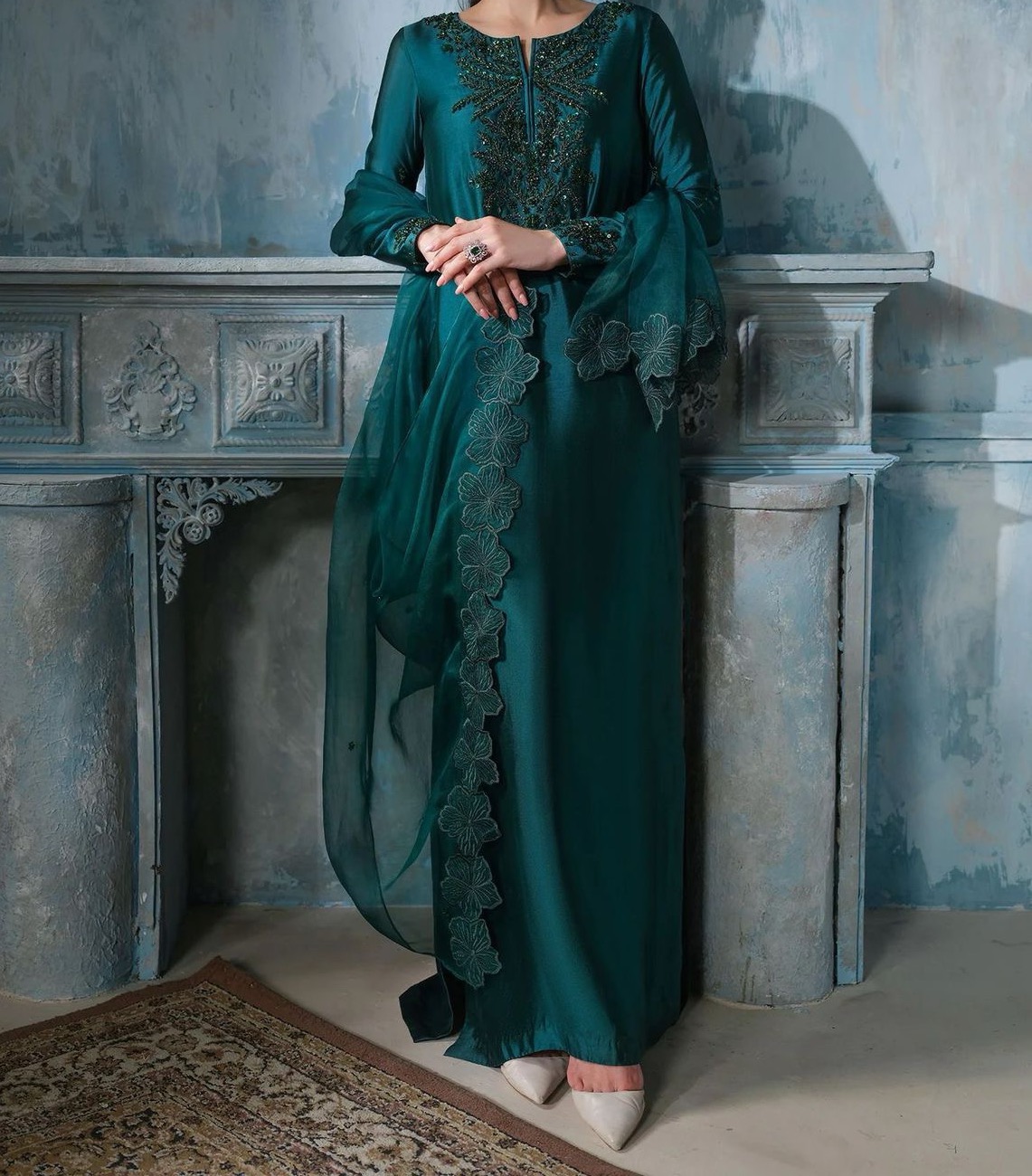 Exclusive hand embroidered silk collection 2026